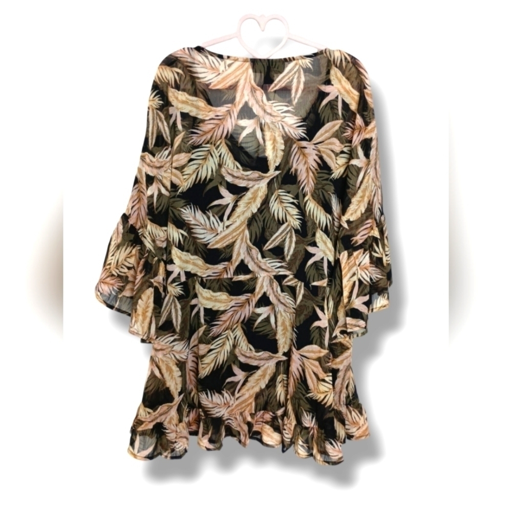 NWT BOHO FEATHER TUNIC TOP 🪶 BY ARNA YORK - Picture 4 of 8